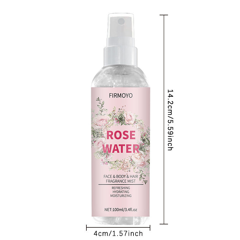 2pcs Rose Water Spray for Face, Hair, Body - 100% Hydration, Skincare Mist for Sensitive & Dry Beige, s & (Sensitive Scalp), Postpartum Care, Travel-Friendly Moisturizer (All Beige Types, 3.4fl.oz Each)