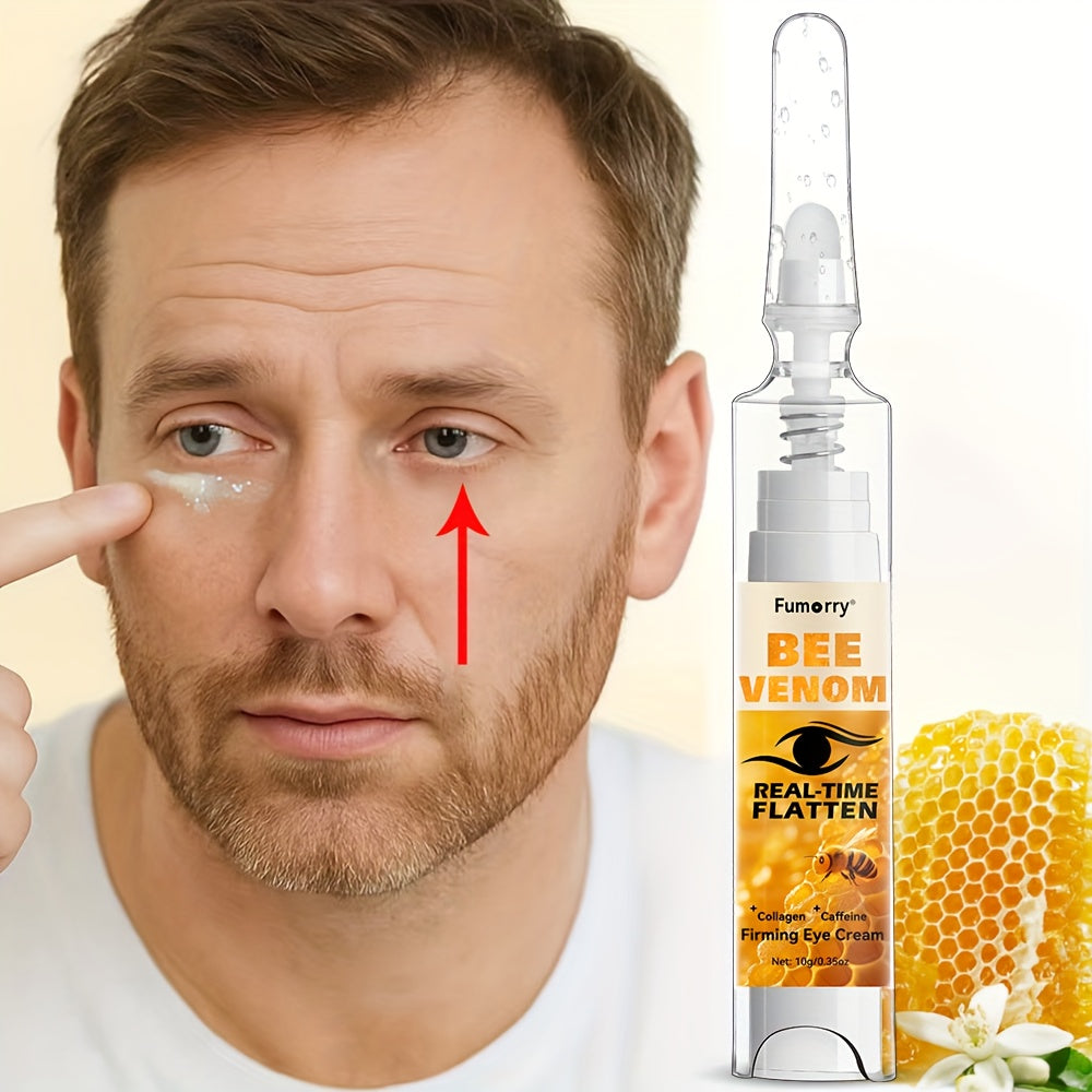 Instant Lifting & Firming Eye Cream with Bee Venom Collagen - for dark Circle, Puffiness, Wrinkles, for All Light Beige Types (Sensitive, Dry, Oily, Combination) Natural Ingredient, Easy Application, Skincare Routine, Christm