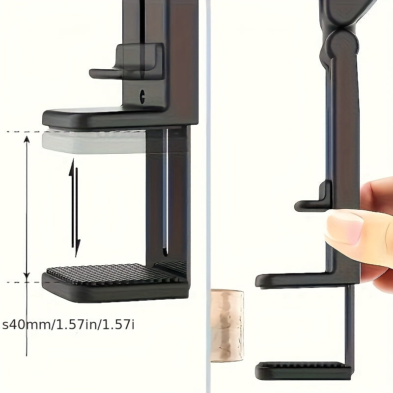 NEW 2 PCS Set Airplane Phone Holder - 360° Rotating Durable Travel Mount, Car and Desktop Stand, Hands-Free Viewing, Ideal for Aviation Enthusiasts and Travel Accessories, In-Flight Entertainment, Sturdy Design