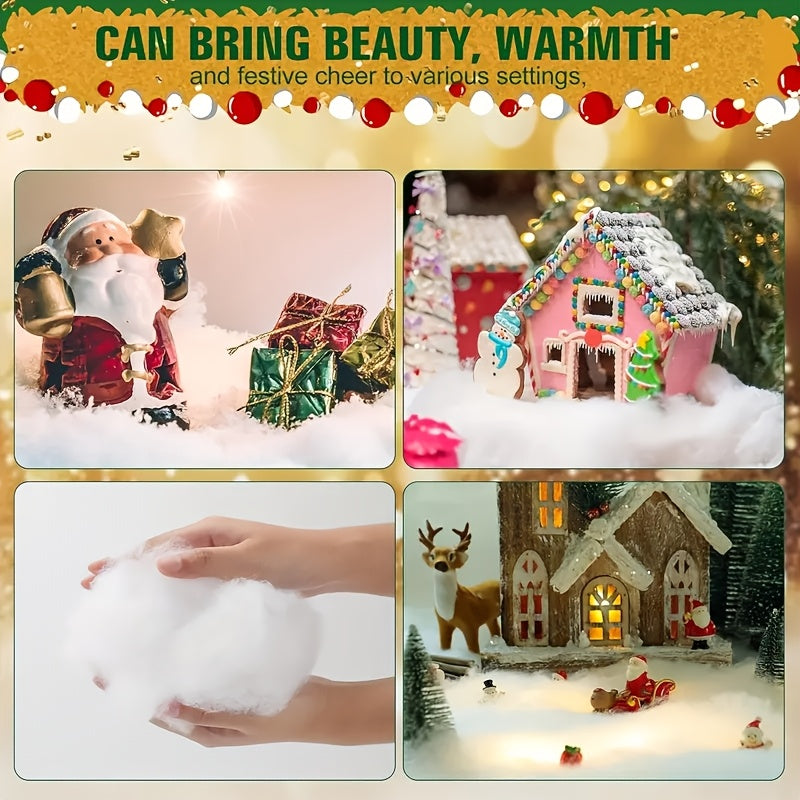 NEW Arrivals Artificial Snow Roll -Party Decoration, Christmas New Year Eve Party Table Mat, Table Decoration, White Photo Background