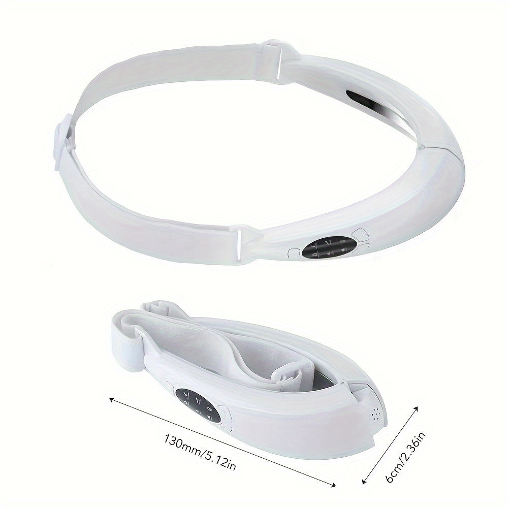 Portable V-Face Massager, V-Line Facial Lifting Device, USB Rechargeable Facial Massager - White, a Gift for a Friend