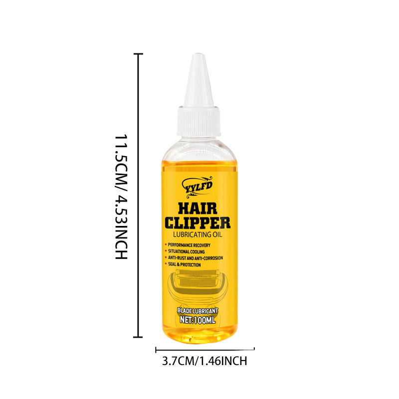 100ml + Brush Set Hair Clippers & Shavers Oil - Noise-Reducing -Lasting Lubricant Suitable for Hair Trimmers, Scalp Care, Maintenance Costs, Prolongs Life Hair Care Accessories