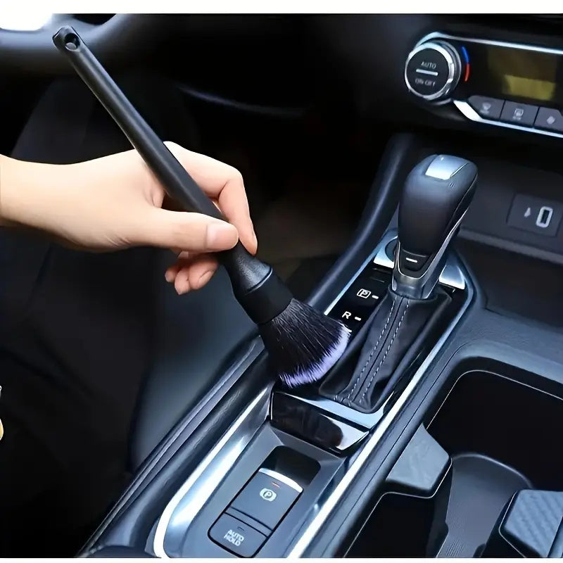 NEW Car Interior Detail Brush, Home Cleaning Dusting Brush, Computer Keyboard Jewelry Dusting Cleaning Brush, Soft Bristle Cleaning Brush, Dust Removal Tool, Car Interior Cleaning Brush, Car Dashboard Dusting Brush, No Batter
