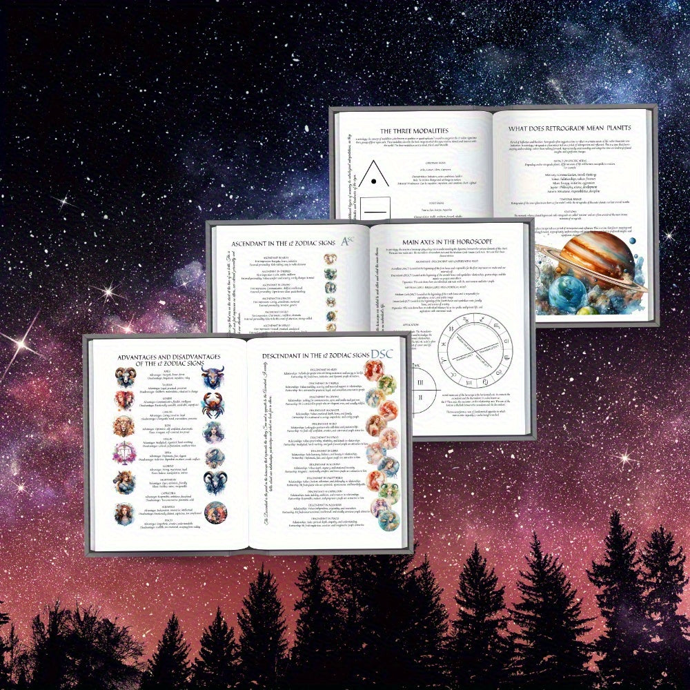 Astrology Guide: Learn About Natal Charts, Birth Chart, Zodiac Signs, and Planets, Beginner'S Guide with Zodiac Symbols, Planetary Meanings & Astrological Chart Interpretation, Undated Edition for Adult