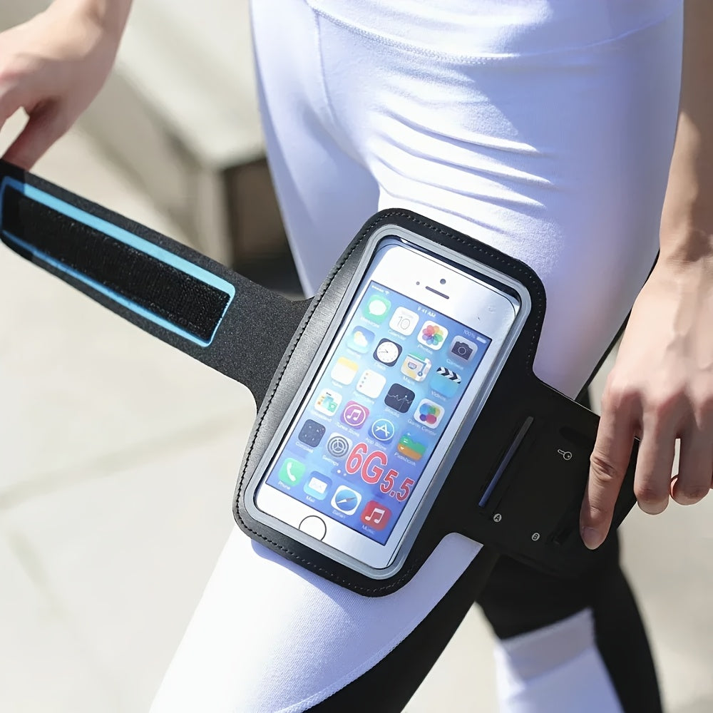 Mobile Cell Phones Holder for Outdoor Sports, Designed for Gym Use, Cycling, And Running, Featuring a 5.5-Inch Arm Strap Cover Compatible with for Samsung And iPhone Devices