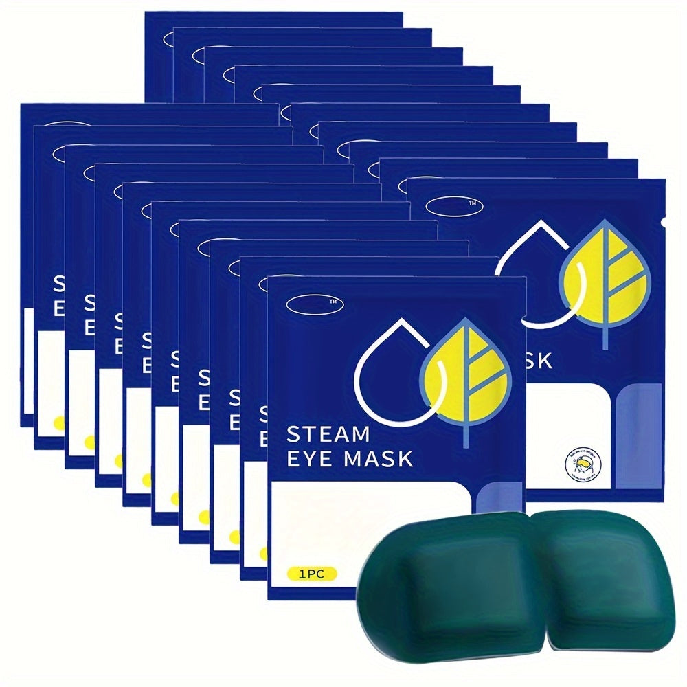 NEW Arrivals 20 PCS Set Lutein Steam Eye Mask - Warm Moist, Light-Blocking & Moisturizing, Convenient for Office & Travel, No Electricity Needed, Ideal for Eye Protection