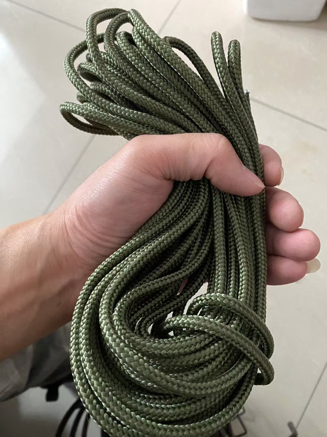 100M High Strength Green Rope | Durable & Weather-Resistant, Suitable for Camping, Survival, Fishing, and Hiking - For Outdoor Enthusiasts
