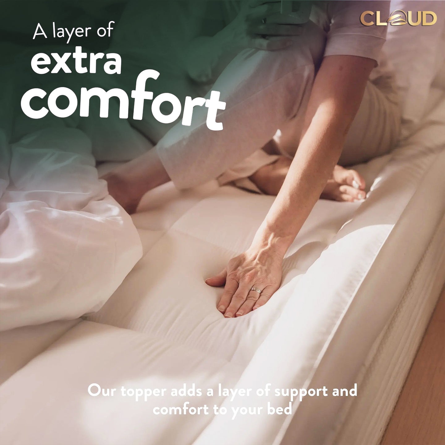 NEW Arrivals Microfiber Mattress Topper 4 Inch/10cm Heavy Fill Super Soft and Fluffy Single Double King Box Stitched Mattress Topper Extra Thick