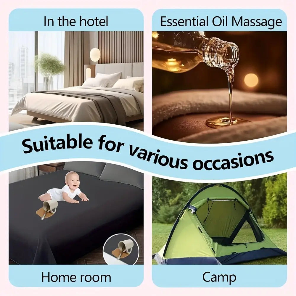 1pc Extra Large Adult Bed Sheet, 2, PVC Material, Easy to Clean and Reusable, Suitable for Hotels, Essential Oil Massage, Indoor Home Use, Outdoor Travel Camping, Adult Erotic Game Accessories
