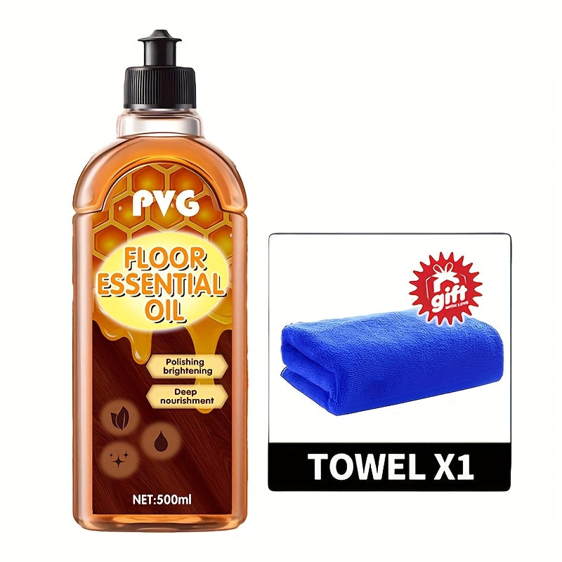 Wood Floor Oil for Deep Nourishment, Restores Natural Shine to Wooden Surfaces, Gentle Formula Suitable for Solid Wood Floors, Composite Wood Floors
