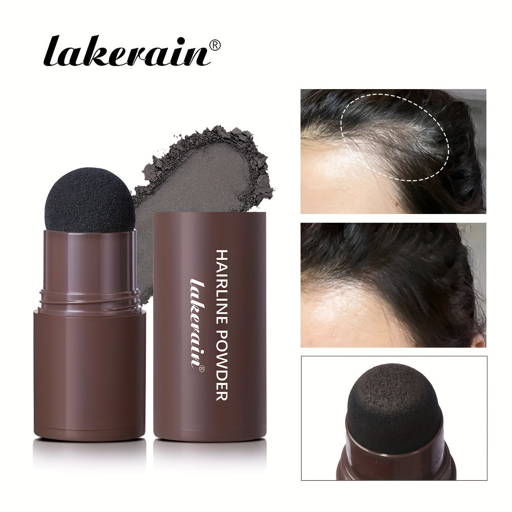 Hairline Powder Stick, Hair Shadow Sponge Pen, Used to for cover Gray Roots, Enhance Hair, And Conceal Thinning Hair, with Strong for coverage That Perfectly Matches The Roots to Create a Flawless Hairline