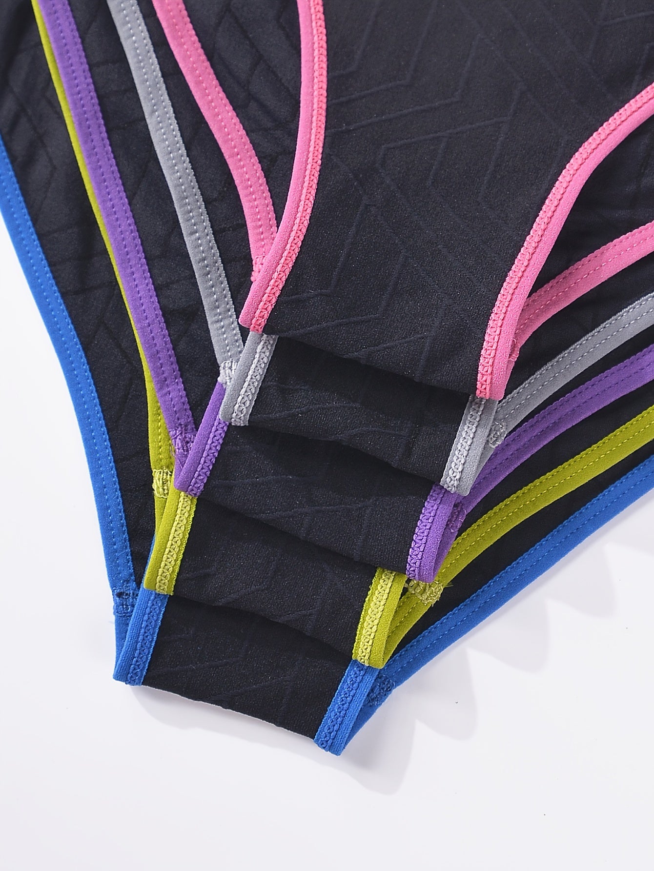 10 PCS Set Women's Elegant & Breathable Yoga Briefs - Soft Stretchy Fabric, Mid-Rise, Color Block Design, Perfect for Yoga, Running & Fitness, Seamless, Non-See-Through, Comfortable Women's Briefs | Seamless Design | Soft Fa