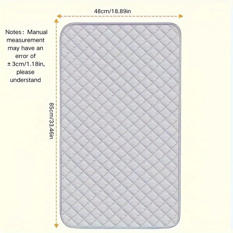 A Thick Silver-Coated Heat Insulation Pad for Ironing, a Replacement Ironing Board with a Metal Plate, a Round Heat-Resistant Pad for a Dryer, a Portable Gray Ironing Mat, And a Tabletop Ironing Mat for Travel Hotels And Dorm