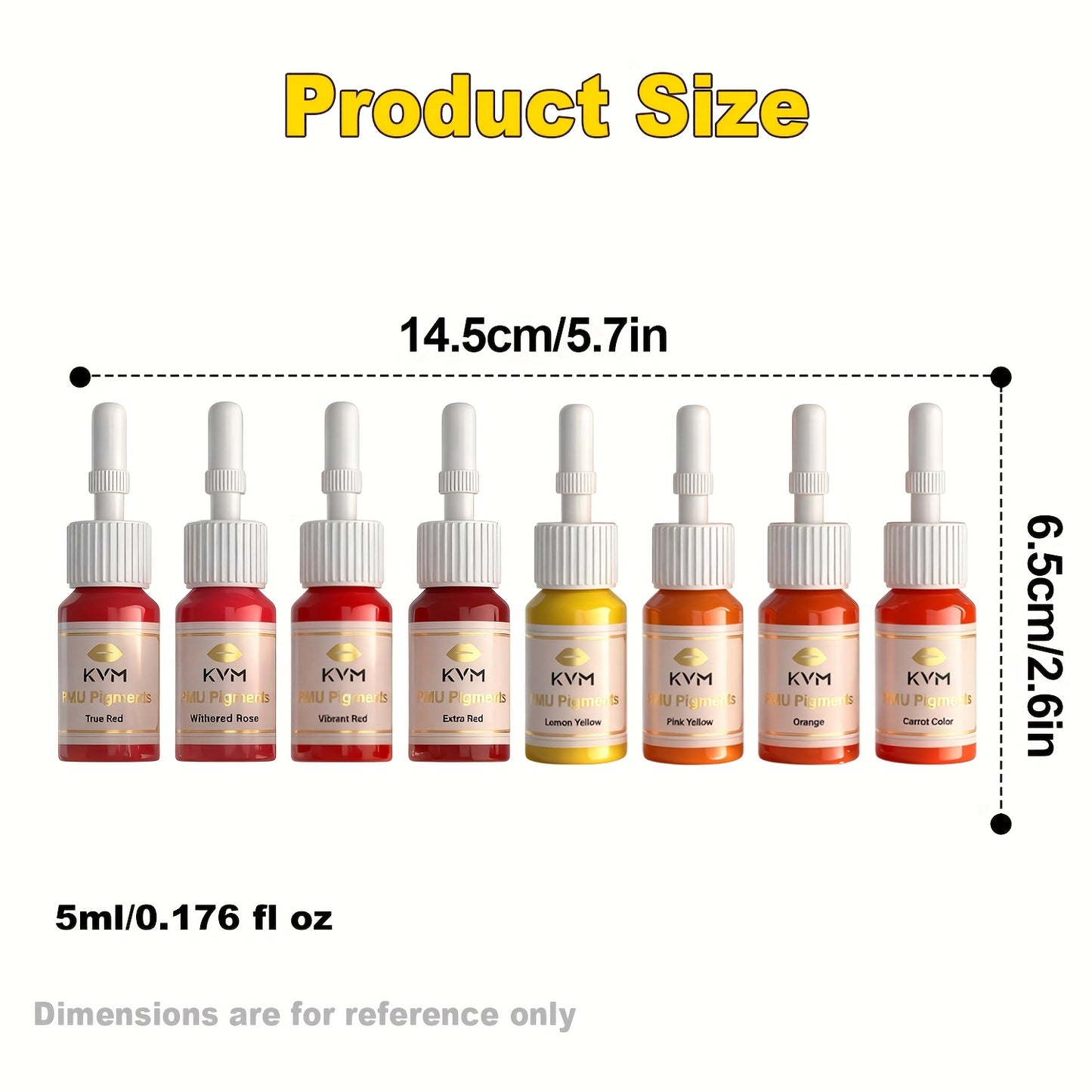 Professional Microblading Ink Tattoo Kit - Vegan PMU Eyebrow & Eyeliner Tattoo Set, Cool-Toned Mini Kit with Rich Coffee Brown & Permanent Makeup Ink for Cosmetic Tattoo Artists and clients (Microblading D Ink)