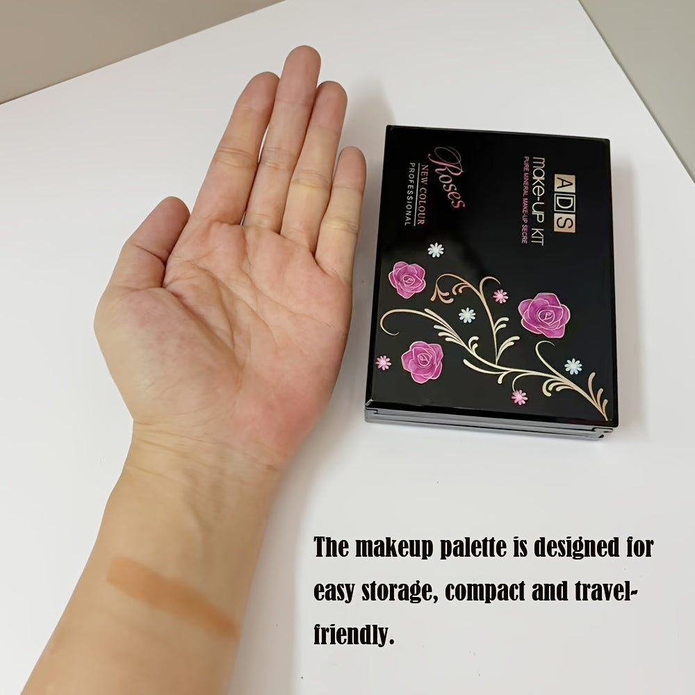 Multifunctional Makeup Palette - 24 Eyeshadows + 3 Blushes + 2 Contour Powders + 4 Lip Glosses + Brush | Compact And Portable Set | Waterproof And Natural End