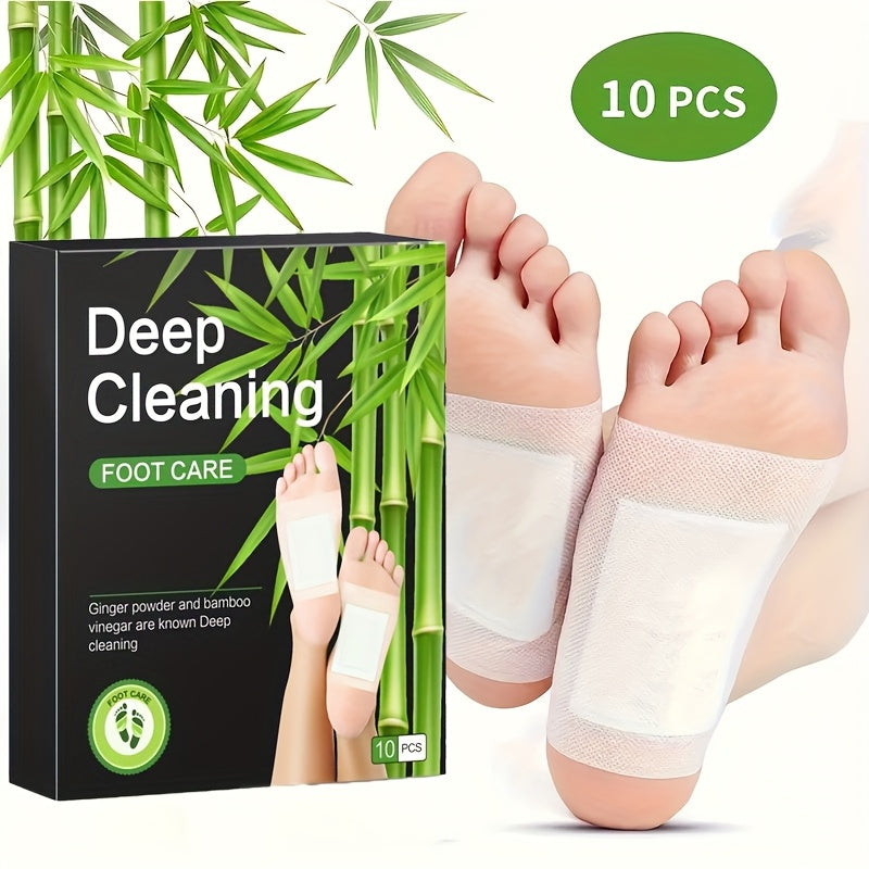 10 PCS Set Deep Cleaning Foot Pads, for Feet, Adhesive, Unisex, Gift, Portable