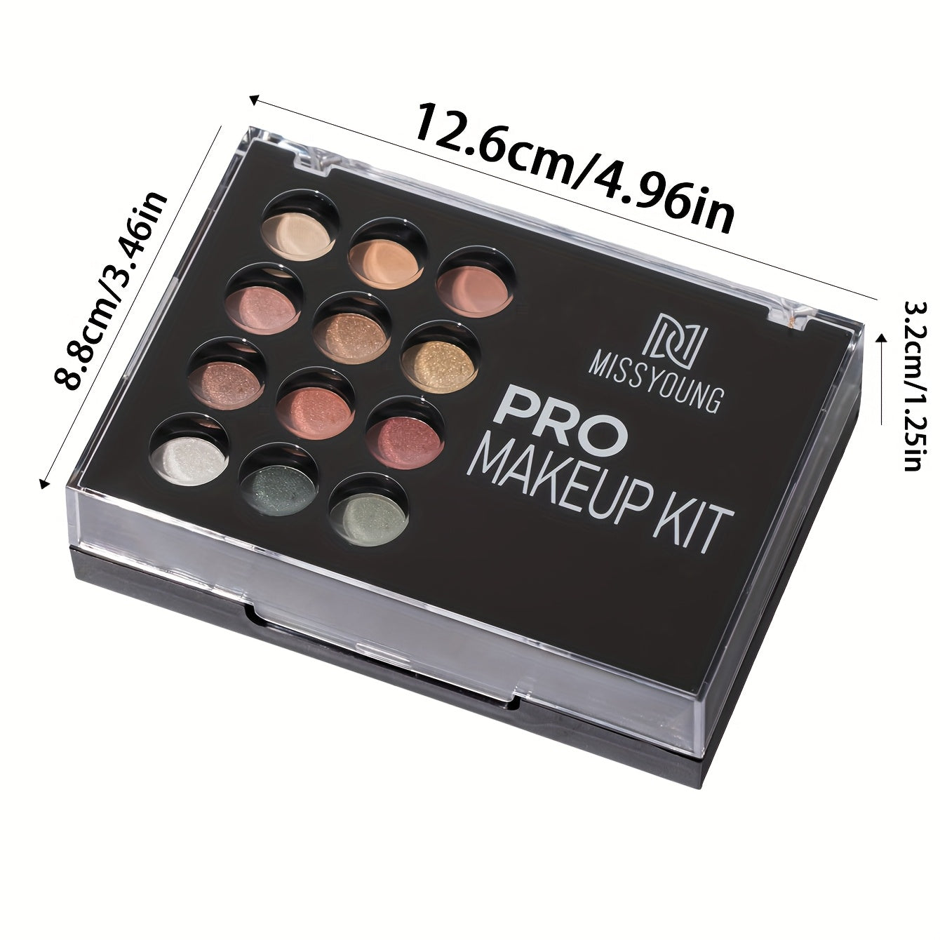 42 PCS Set Travel Pack Exquisite Multi-layer Foldable Makeup Set, Rich Color High Shine Matte Finish Lipstick, Eye Shadow, Blush, Highlight, Eyeliner, Etc., Your One-Stop Family Sharing Set, Beginners Must Have, New Year/Vale