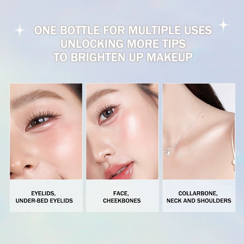Beauty Rouser Pearl Korean Beauty Makeup Primer, Flawless Shine, Pore Filling, Oil Control Vitamin E, Long-Lasting, Moisturizing Pre-Makeup Cream, 1.4 Fl Oz (40ml) - Transparent, Non-Greasy, Smooth Texture for Flawless Makeup