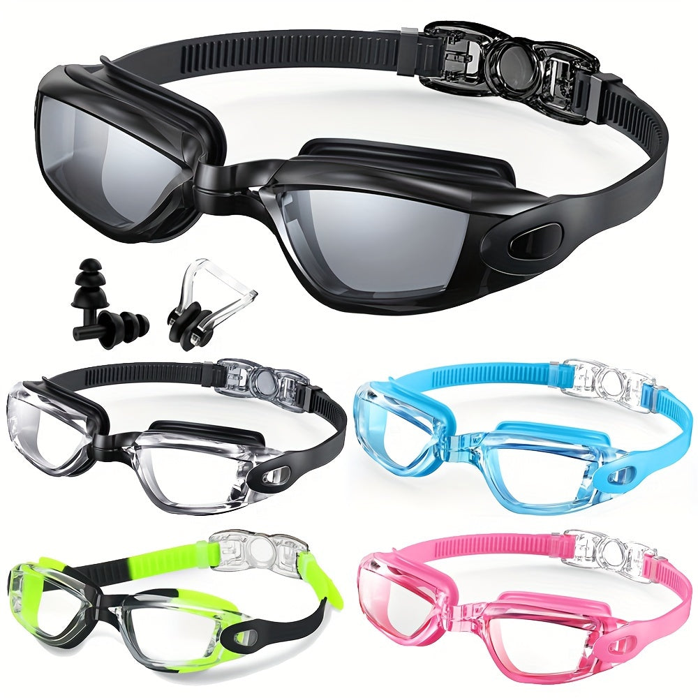 Professional Anti-Fog And Waterproof Adult Adjustable Swimming Goggles for Men, Women, And Teenagers, Designed for Training Swimming Accessories