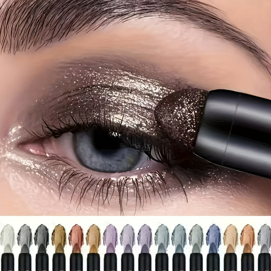 16pcs Colored Pearl Eyeshadow Pencil Eyeliner Highlighter Stick Eyeliner Gel Pencil for Women Make-Up Tools Sets