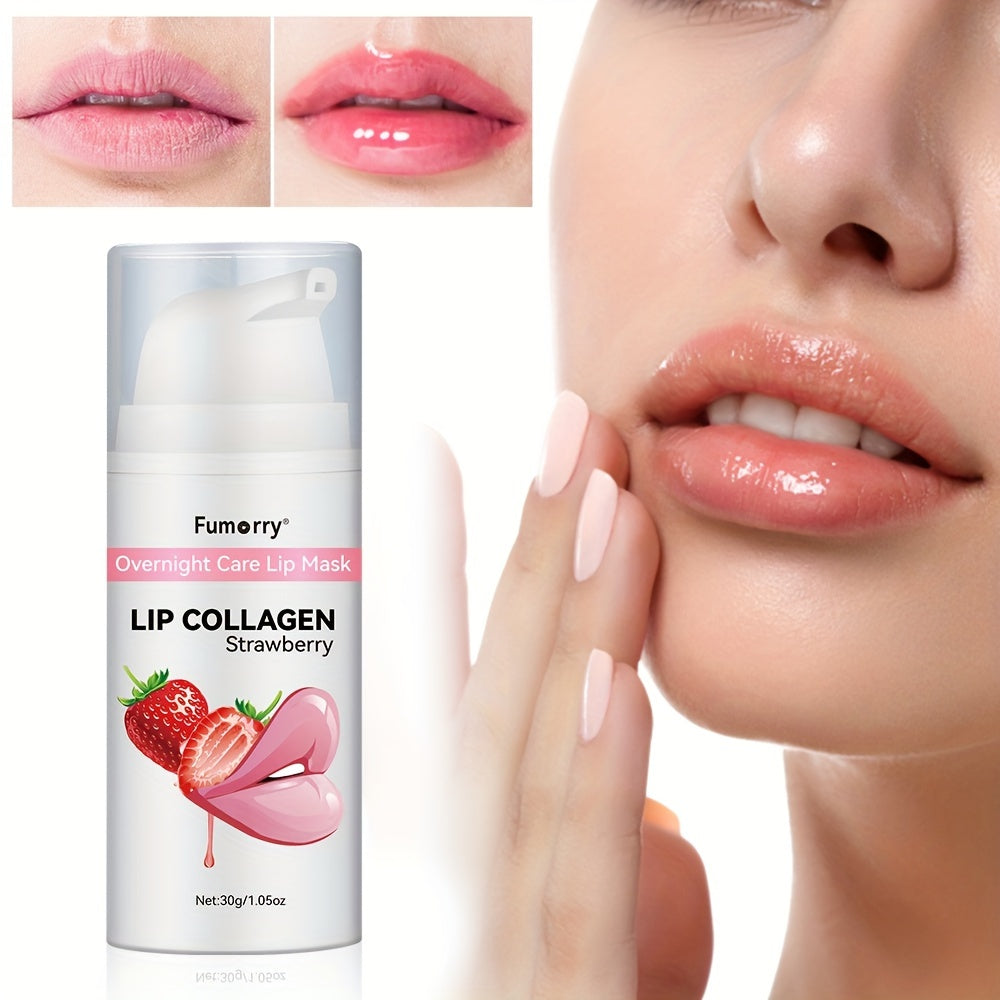 Lip Collagen - Large Capacity of, a Nighttime Lip Mask Designed to Moisturize And Nourish The Skin of The Lips, Addressing Dark Lips And Making Them Fuller