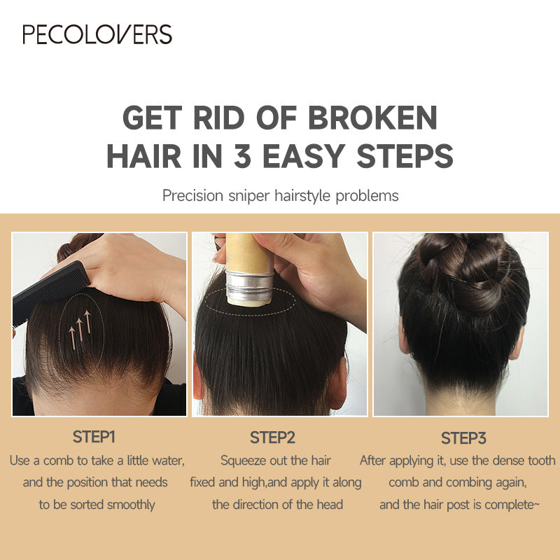 Broken Hair Artifact Hair Wax Stick Gel Cream Styling Hair Frizz Fixed Fluffy Youngsters Men and Women Styling Hair Wax Stick