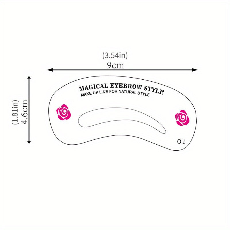 24 PCS/Styles of Eyebrow Cards, Eyebrow Artifact, Eyebrow Shape Cards, Eyebrow Shaping, Eyeliner Cards, Eyebrow Cards, Eyebrow Assistants, Beauty Tools
