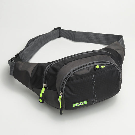 4 Colors Women Men's Multifunctional Mobile Phone Storage Waist Bag, Outdoor Sports Running Hiking Beach Travel Chest Bag Sports Accessories
