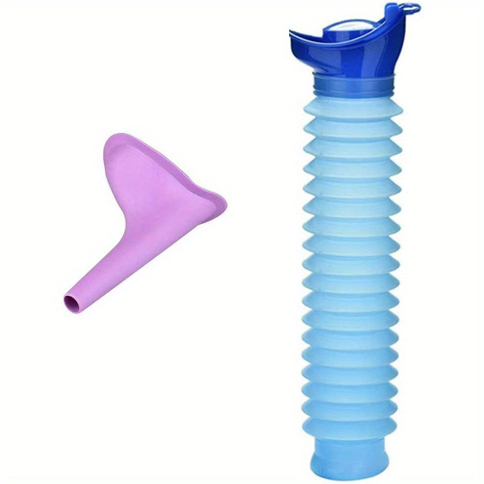 Stuck in Traffic; Adjustable Emergency Women Urinal 750ml - Portable Car & Camping Toilet, Leak-Proof Travel Potty with Ergonomic Handle, Durable Plastic for Outdoor, Camping, Road Trips - Compact & Hygienic Design, Portable