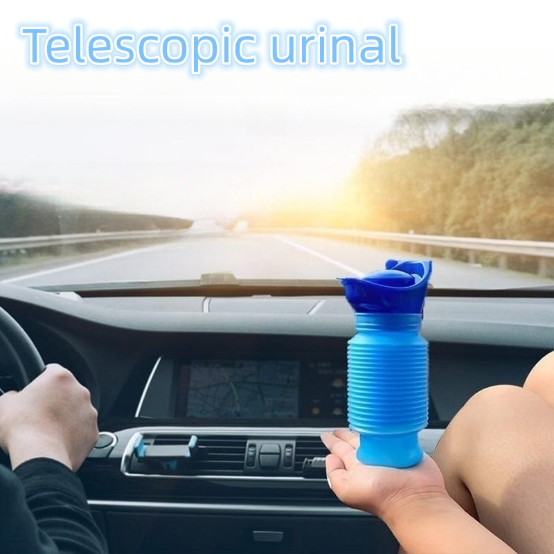 Stuck in Traffic; Adjustable Emergency Women Urinal 750ml - Portable Car & Camping Toilet, Leak-Proof Travel Potty with Ergonomic Handle, Durable Plastic for Outdoor, Camping, Road Trips - Compact & Hygienic Design, Portable