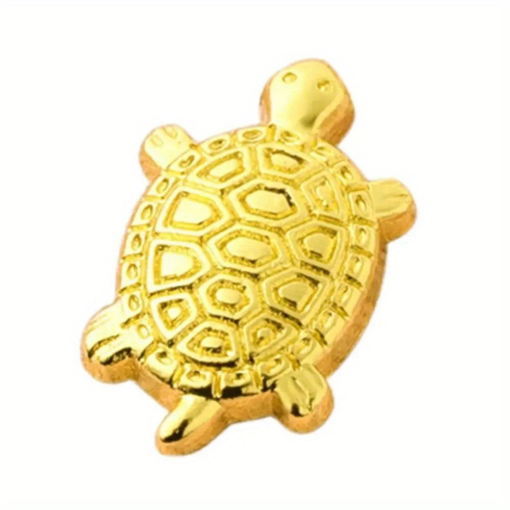3-6PCS Set Authentic Japanese Money Turtle Pendant - Asakusa Temple Inspired, Gold Plated Alloy for Wealth & Longevity, Perfect for Home Decor & Good Fortune Gifts Collectible Buildings & Accessories, Longevity Charm, Lucky G