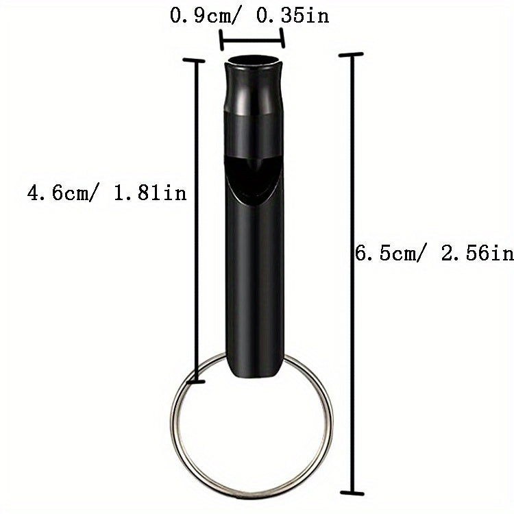 3 PCS Set Loud & Durable Safety Whistles with Keychains - Outdoor Whistles Suitable for Hiking, Camping, Hunting, Dog Training - Emergency Signaling Survival Devices