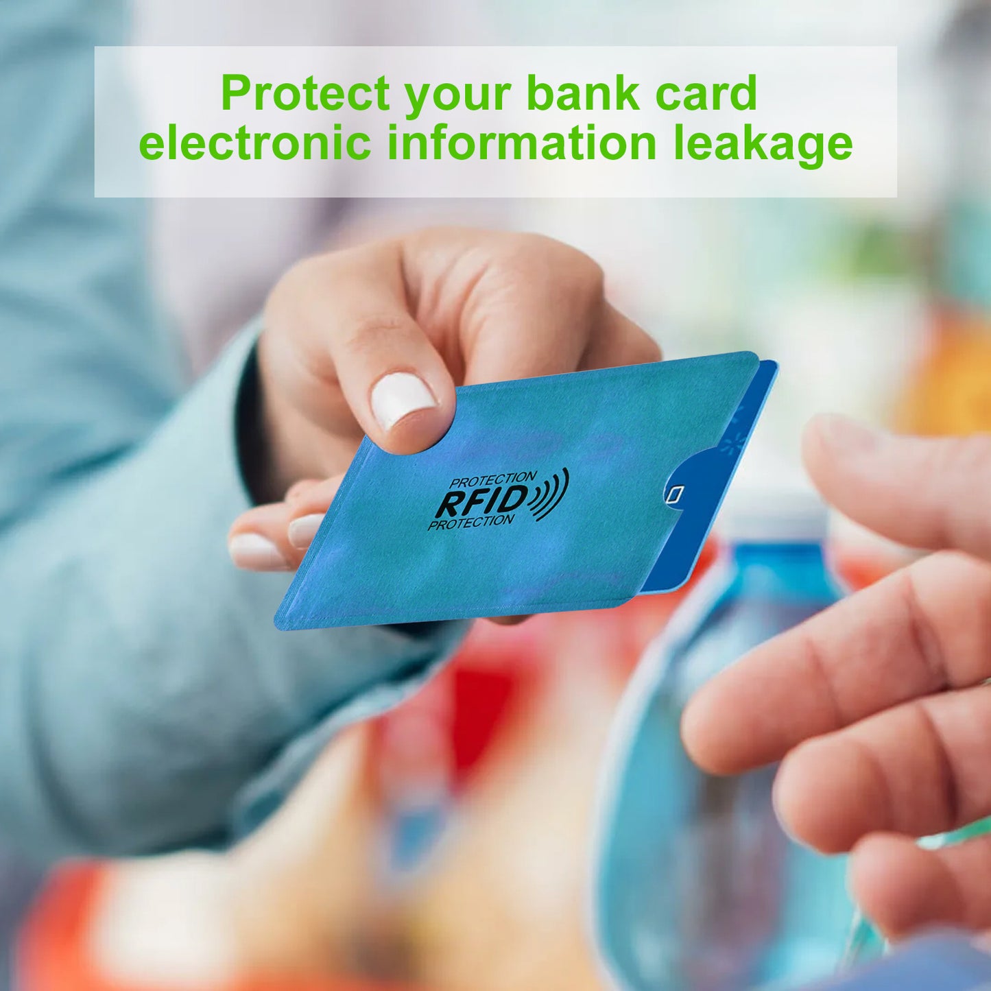 NEW 6 PCS Set RFID Shielding Card Holders, Theft-Resistant Sleeves for ID And Credit Cards Personal Security Accessories Protection Safety Tool Sets