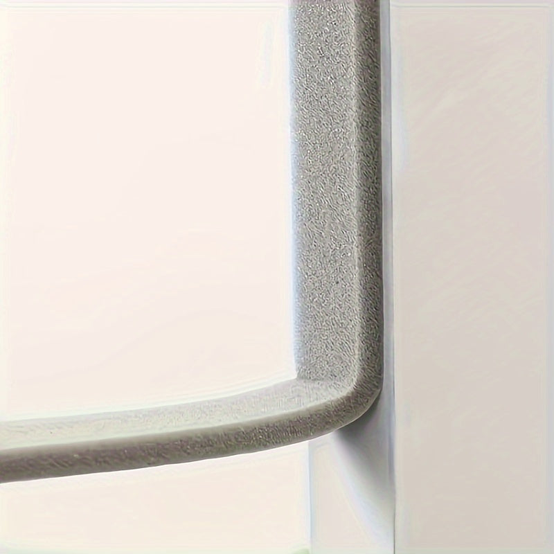 2 PCS Set Polyurethane Foam Draft Stopper Self-Adhesive Weather Stripping, Soundproof Door Gap Seal, Dust and Windproof Window Seal Strip for Plastic and Steel Sliding Windows