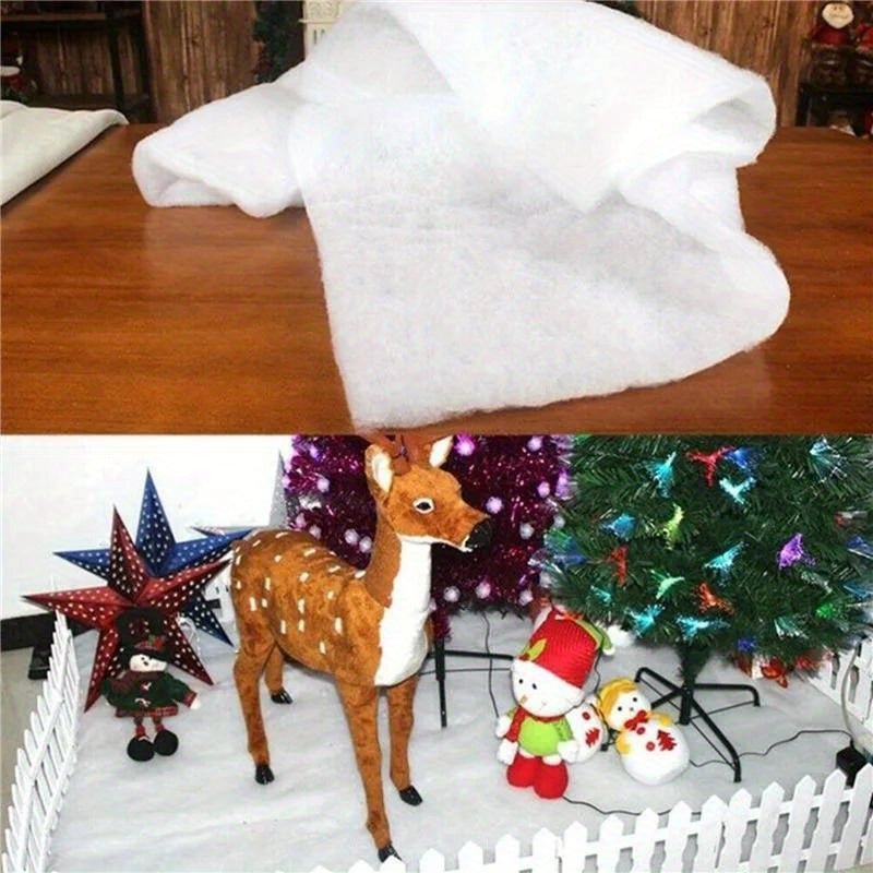 NEW Arrivals Artificial Snow Roll -Party Decoration, Christmas New Year Eve Party Table Mat, Table Decoration, White Photo Background