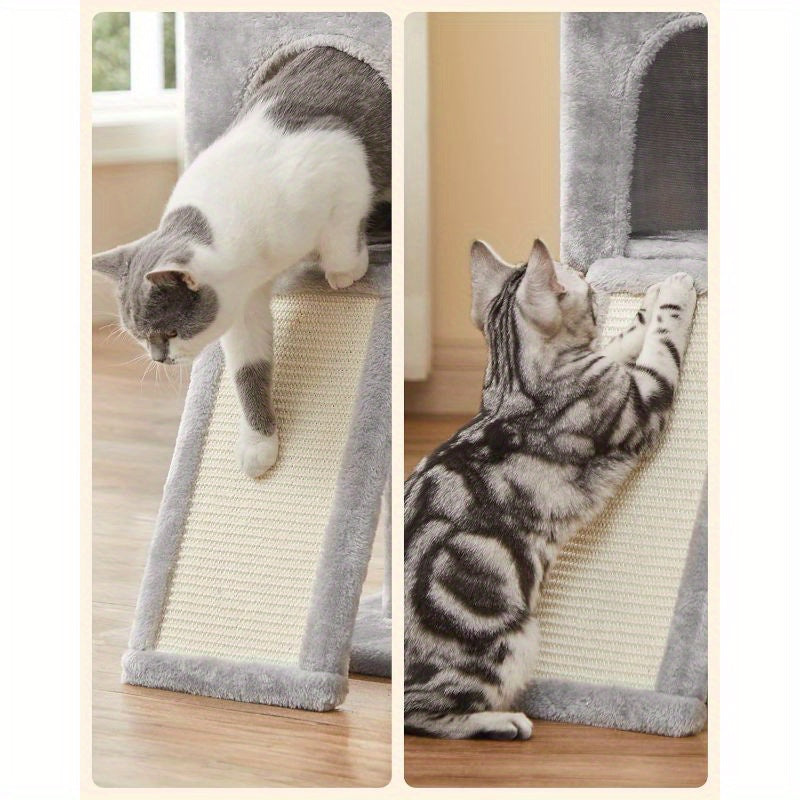 Cat Tree Tower,  for Indoor Cats, Kittens Tall Cat Tree Large Climbing Tower Kitten Scratching Post Condo Activity Centre Pets Toys