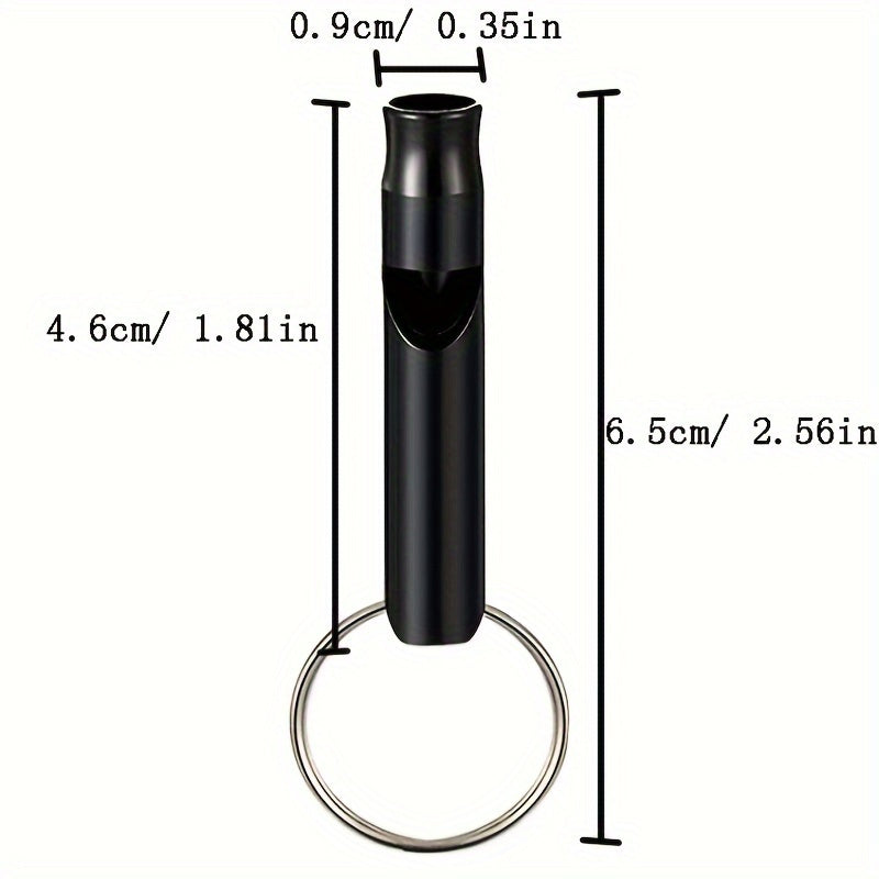 50 PCS Set Aluminum Alloy Emergency Survival Whistles with Keychains - Multicolor Loud Whistles for Camping, Hiking, Sports, Dog Training, and Outdoor Activities - Durable