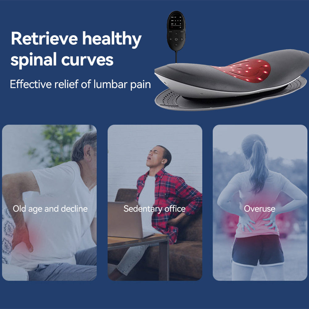 Portable Massager, an Intelligent Massager Suitable for the Waist, Buttocks, Legs, and Back, With Heating and Vibration Modes, USB Charging, and an Auxiliary Board That Can Be Used on Both Soft and Hard Surfaces. It Is the Pe