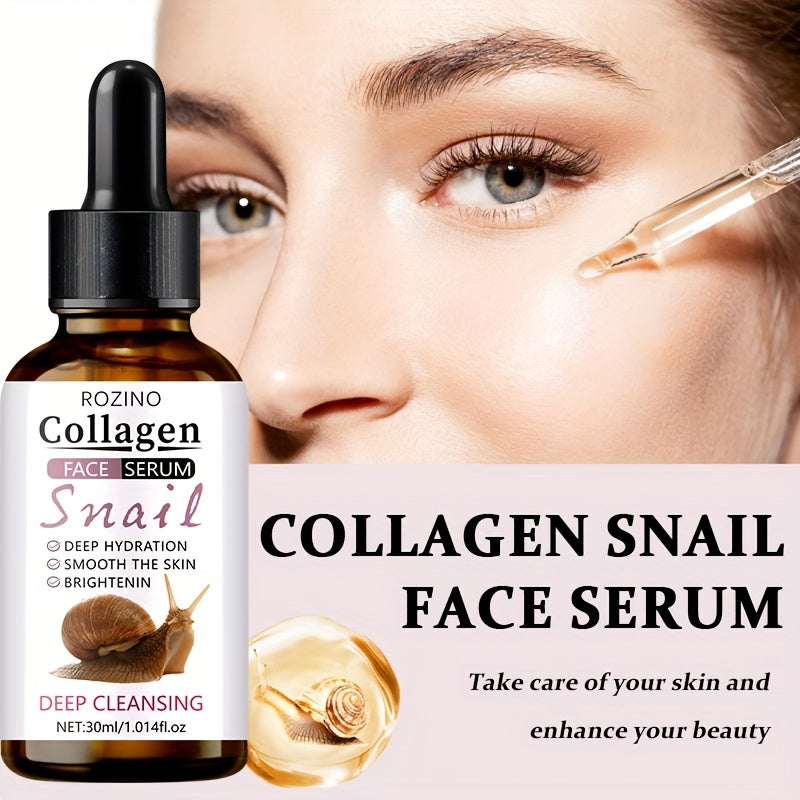 This Multi-Functional Facial Serum Features 20 Times The Collagen And Snail Mucin Content. It Quickly Hydrates And Penetrates The Skin, Providing Moisture And Firmness. Developed with Professional Protein Technology, It Is Su