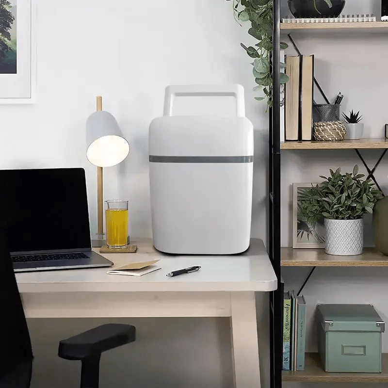 10L Portable Mini Fridge for Travel Outdoor Camping  Bedroom, Freezer Cooler and Warmer, Compact Design with Low Noise,  Food & Drink, Perfect for Small Spaces, Mini Refrigerator