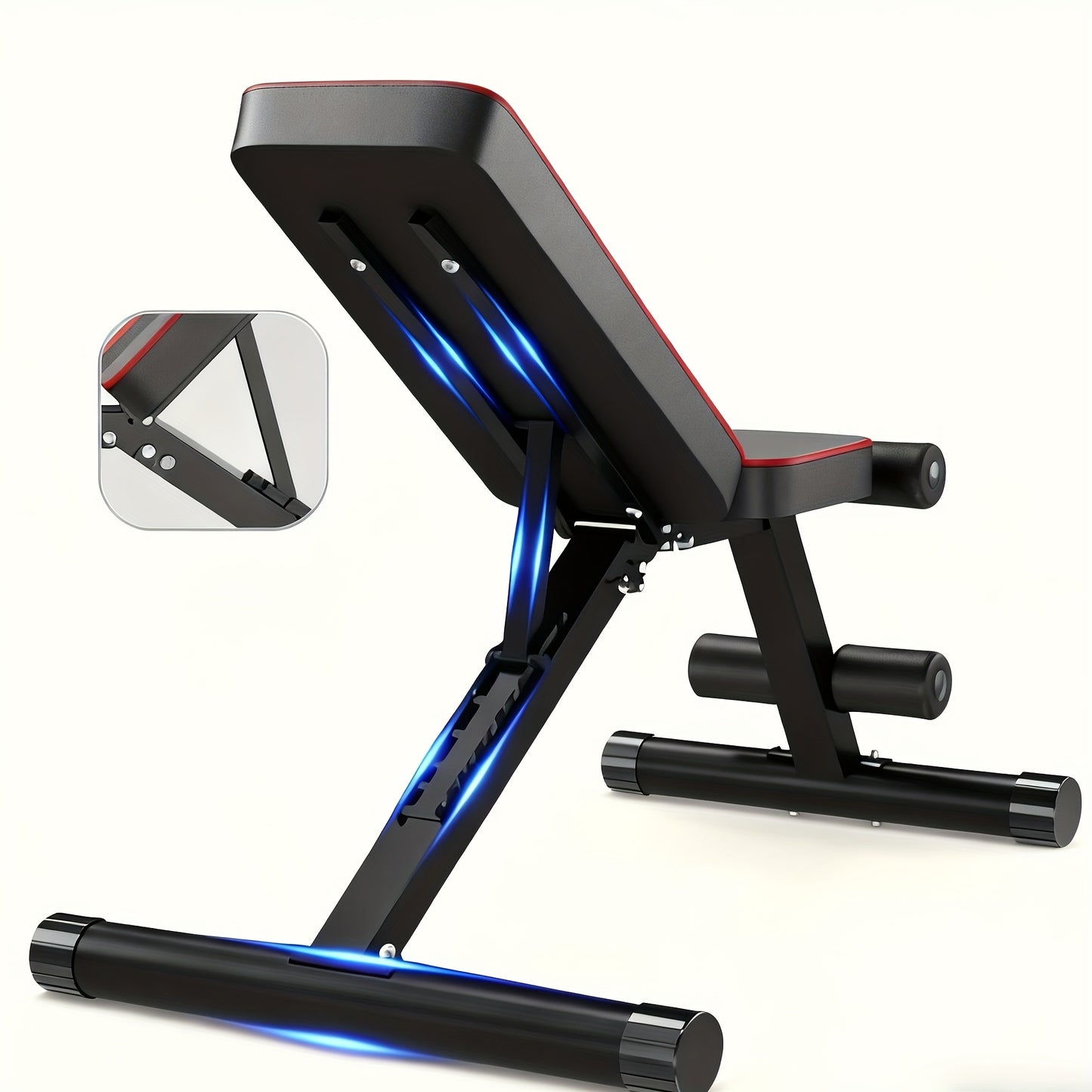 For Home Gym Multifunctional Adjustable Weight Bench - 300kg Capacity, 16-Level Adjustable, Foldable Home Gym Fitness Bench for Dumbbell Press, AB Workout & Full Body Training Sports Supplies