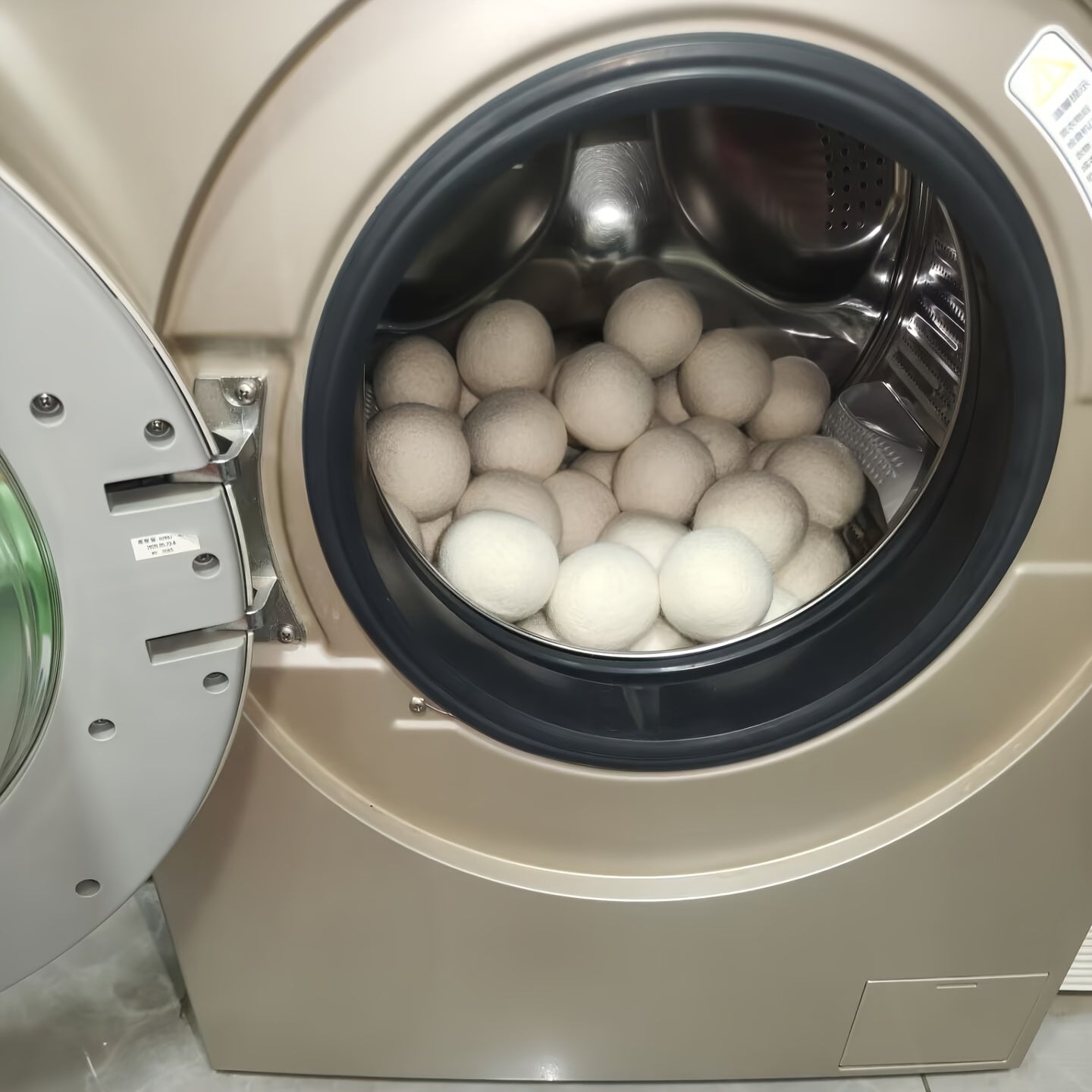 New Zealand Wool Drying Balls 9-PCS St  Laundry Drying Balls - Anti-Tangle, Quick-Dry Clothes Dryer Balls, Prevents Wrinkles & Tangles, Soft Wool Laundry Balls for Delicates, Down Jackets, Shirts, Pants - Compatible with All