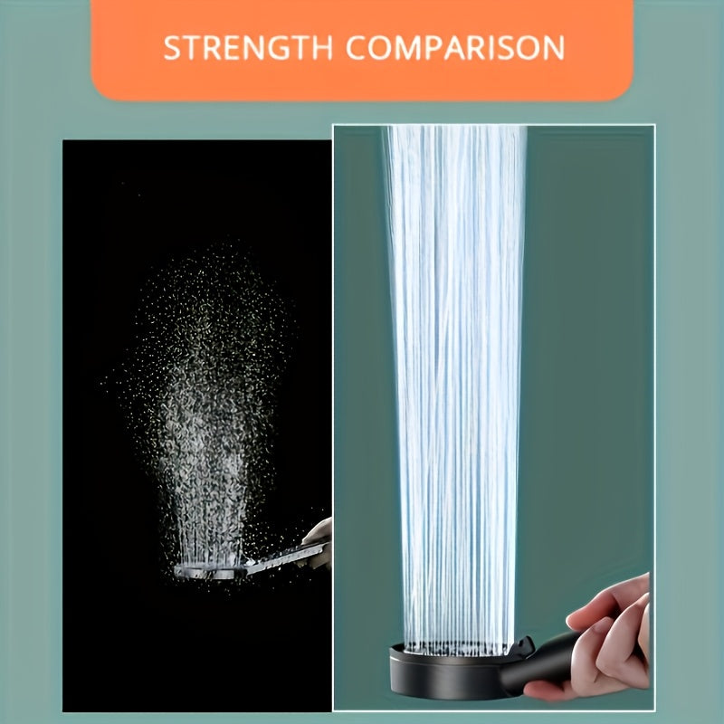NEW Arrivals High-Pressure Handheld Shower Head with 5 Modes | Durable Baked Paint End, No Batteries Required, Suitable for Bathrooms, Hotels, Camper Vans, Universally Applicable