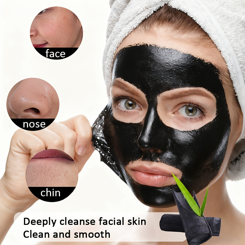 Bamboo Charcoal Instant Cleansing & Long-Lasting Oil Control: Off Mask 50g. Formulated with Jojoba Oil, Lemongrass, and Other Skincare Ingredients for Powerful Absorption. Dries Quickly Upon Application, Instantly Cleanses Po