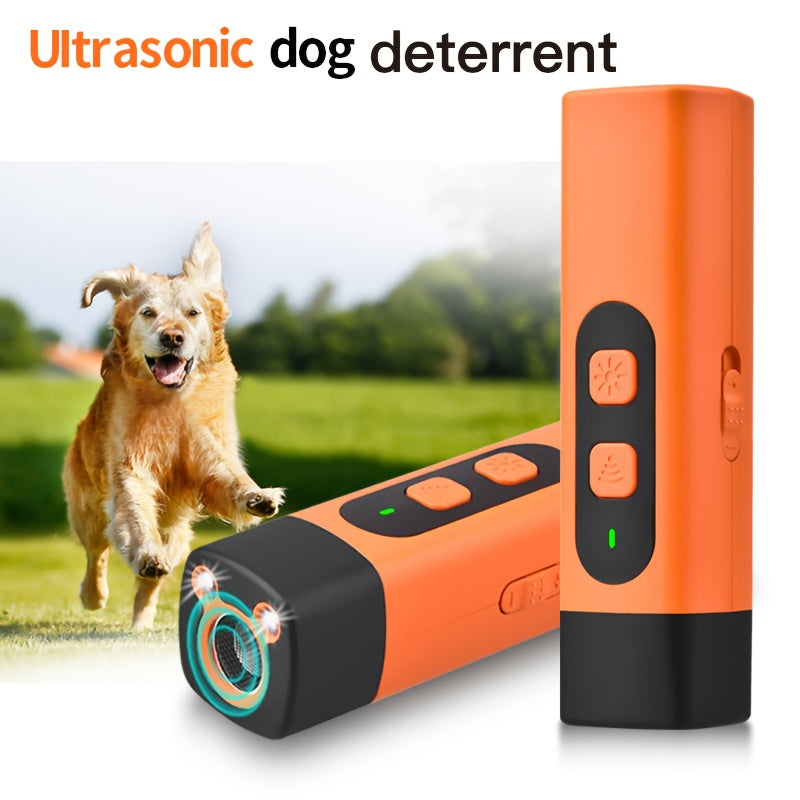 Professional Ultrasonic dog training bark stopper, triple-core inverter anti-barking deterrent device, 8.0 meter + LED flashlight, rechargeable and portable, pet-safe, Anti-Bark Device, Dog Barking Solution, Portable Anti-Bar