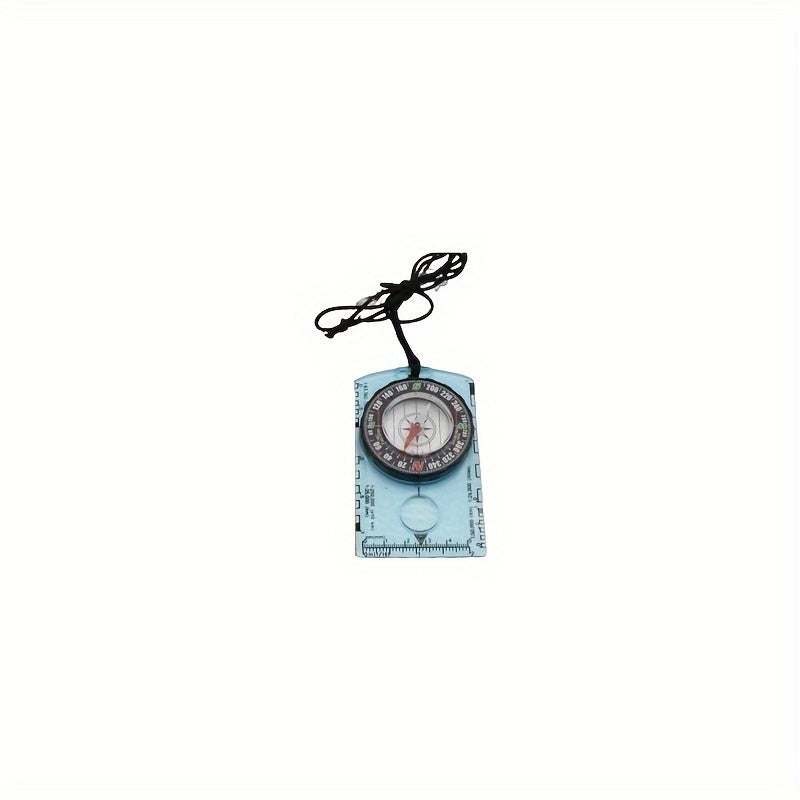 NEW 4 Colors  Waterproof Survival Compass with Scale - Durable Acrylic, Ideal for Outdoor Camping & Hiking, Color, Surveying, Map Scale