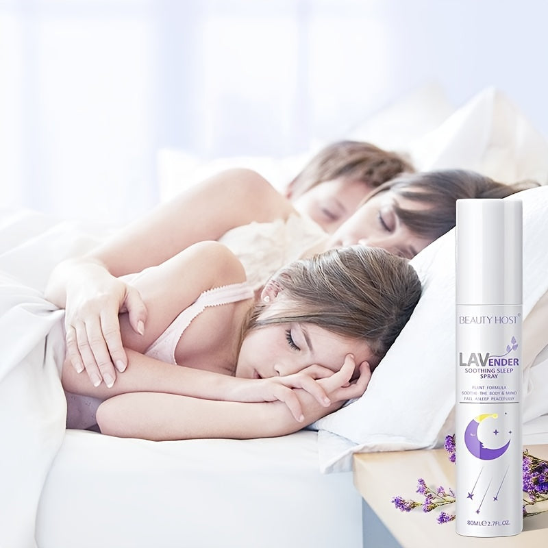 1pc Lavender Sleep Spray - Room Pillow Spray For Deep Sleep - 80ml Anti-Stress Relaxing Spray