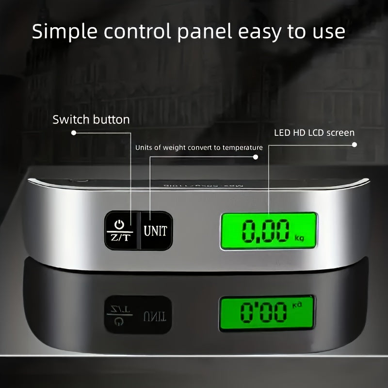 Electronic Luggage Scale, Portable Scale, Hook Scale, Parcel Scale, 50KG Mini Hanging Scale, Portable Spring Lifting Scale, Fishing Scale for Home Use Outdoor Travel