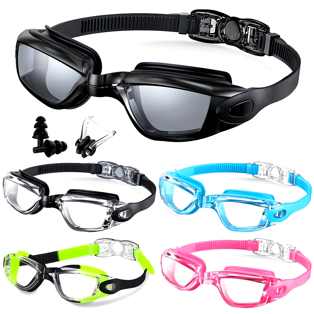 Professional Anti-Fog And Waterproof Adult Adjustable Swimming Goggles for Men, Women, And Teenagers, Designed for Training Swimming Accessories
