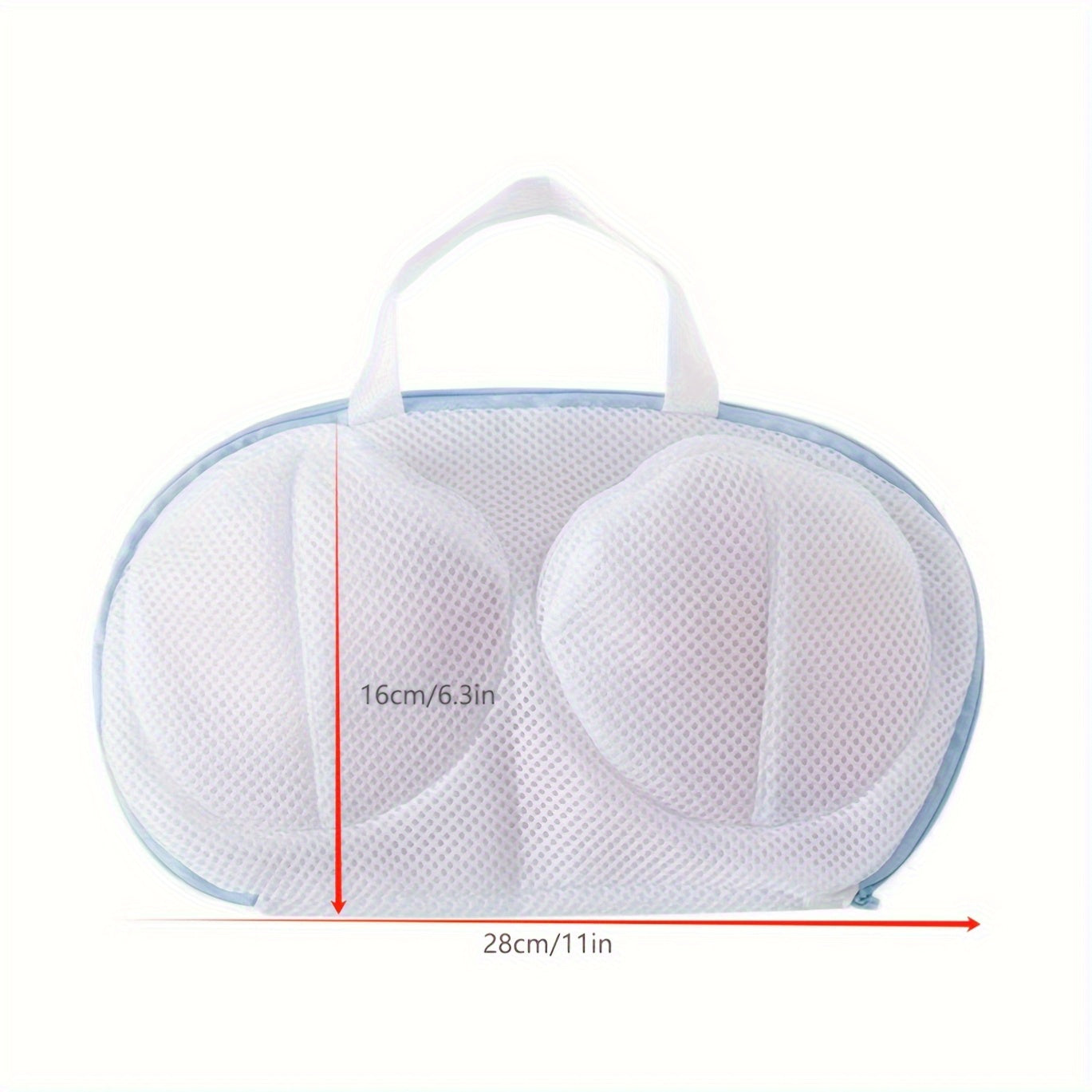 A Bra Washing Bag - a Durable Mesh Laundry Protection Bag with a Zipper Closure, Suitable for Delicate Garments, Lingerie, And Socks, Laundry Bags